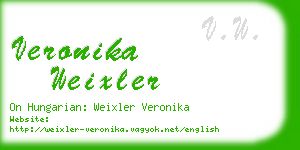 veronika weixler business card